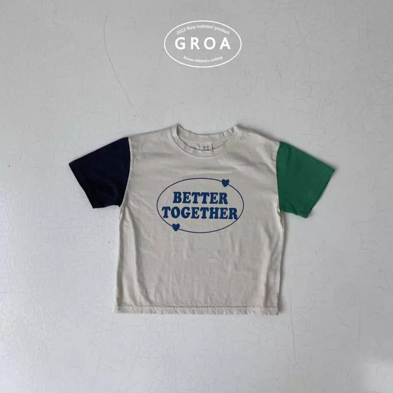 Groa - Korean Children Fashion - #kidzfashiontrend - Together Tee