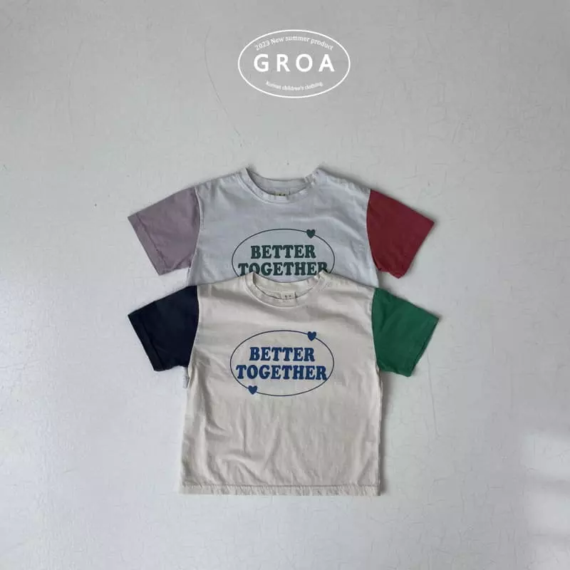 Groa - Korean Children Fashion - #littlefashionista - Together Tee - 3