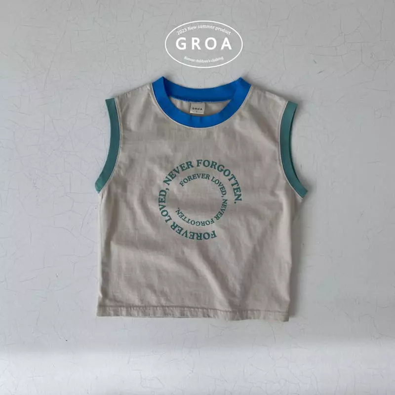 Groa - Korean Children Fashion - #littlefashionista - Foever Sleeveless Tee