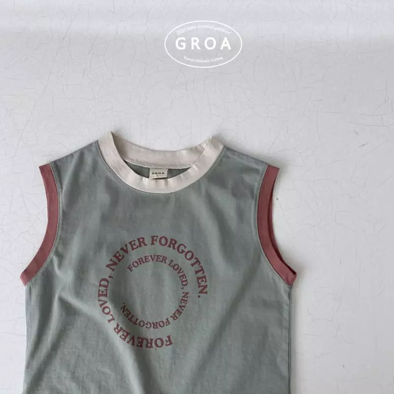 Groa - Korean Children Fashion - #minifashionista - Foever Sleeveless Tee - 4