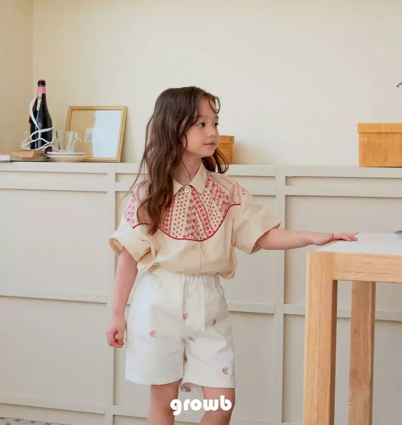 Grow B - Korean Children Fashion - #childrensboutique - Croshe Shirt - 2