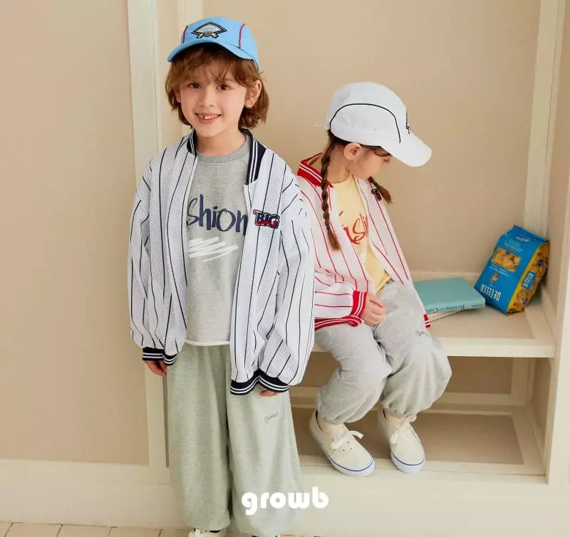 Grow B - Korean Children Fashion - #childrensboutique - Fashin Raglan Tee - 4