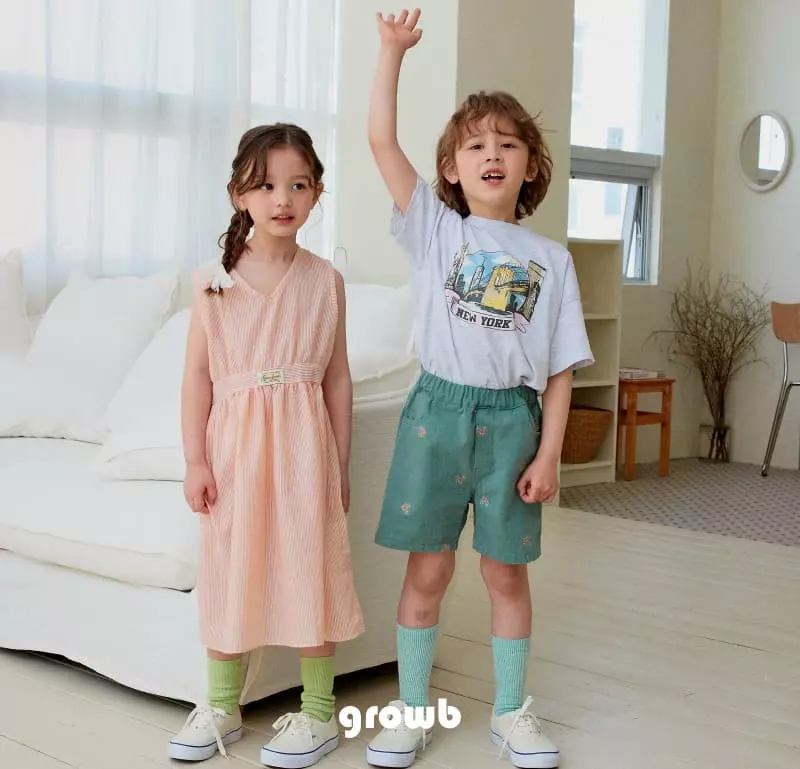 Grow B - Korean Children Fashion - #fashionkids - Bridge Tee - 9