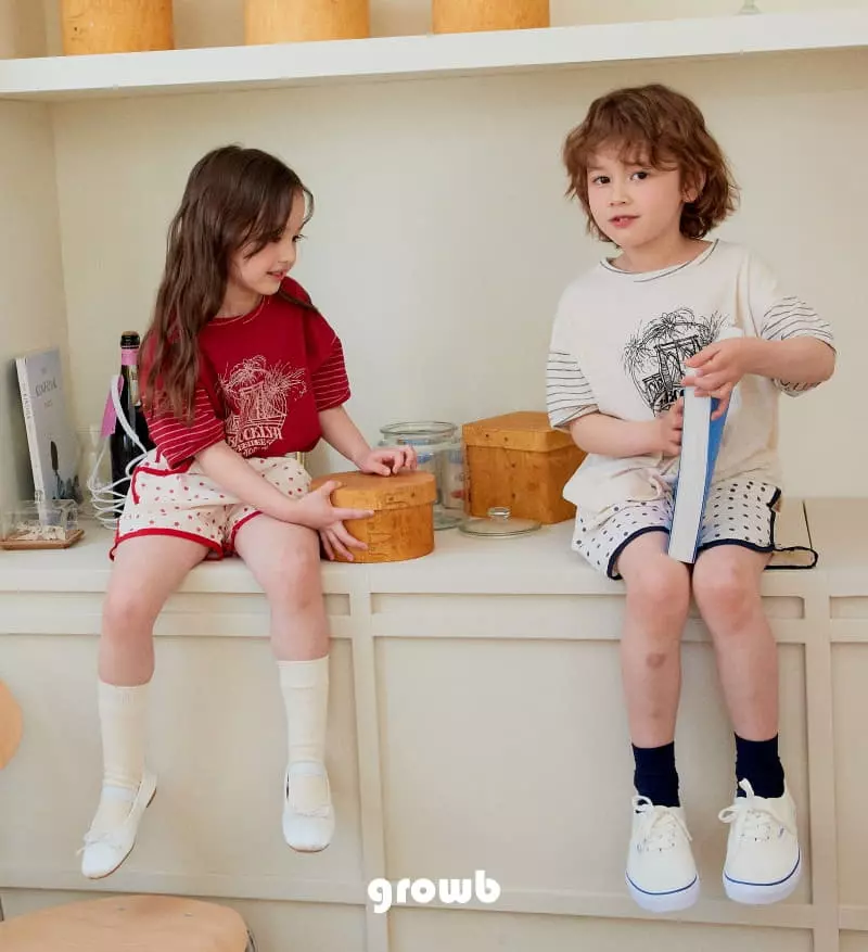 Grow B - Korean Children Fashion - #fashionkids - Brooklyn Tee - 7