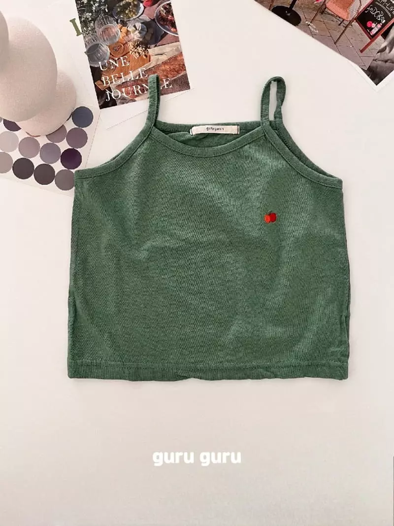 Guru Guru - Korean Baby Fashion - #babyootd - Cherry Sleeveless - 6