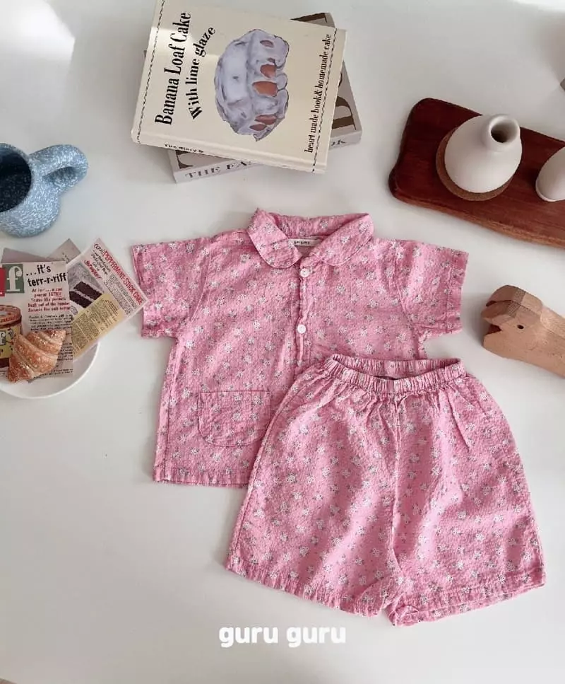 Guru Guru - Korean Baby Fashion - #babywear - Jamjam Top Bottom Set - 4