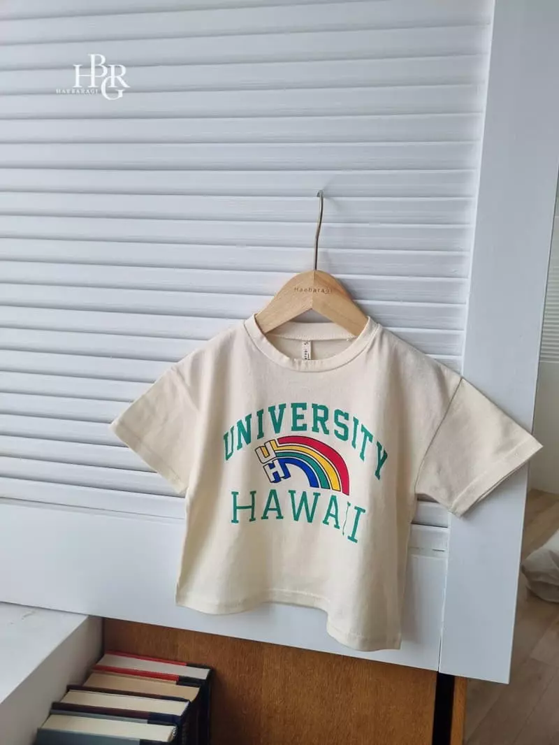 Haebaragi - Korean Children Fashion - #kidsshorts - Hawai Tee - 2