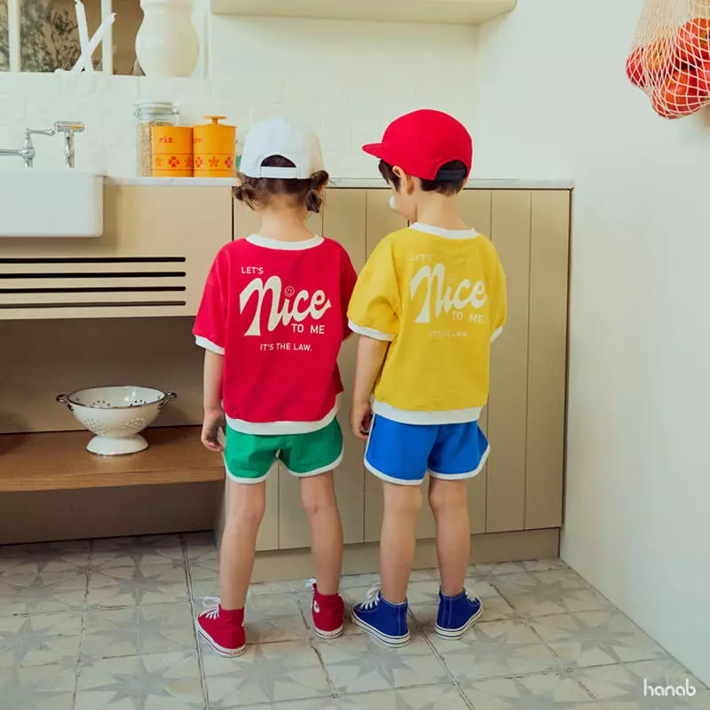 Hanab - Korean Children Fashion - #childrensboutique - Nice Color Top Bottom Set - 12