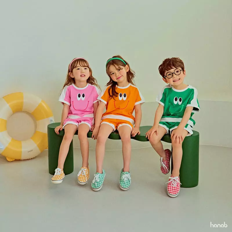 Hanab - Korean Children Fashion - #kidsstore - Three Top Bottom Set - 4