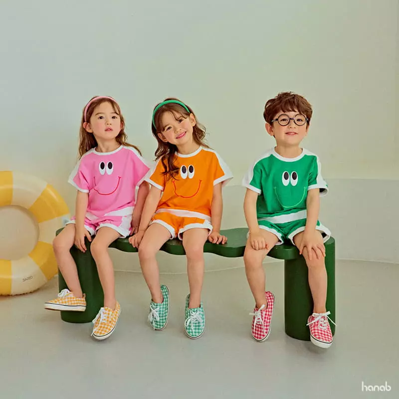 Hanab - Korean Children Fashion - #littlefashionista - Three Top Bottom Set - 6