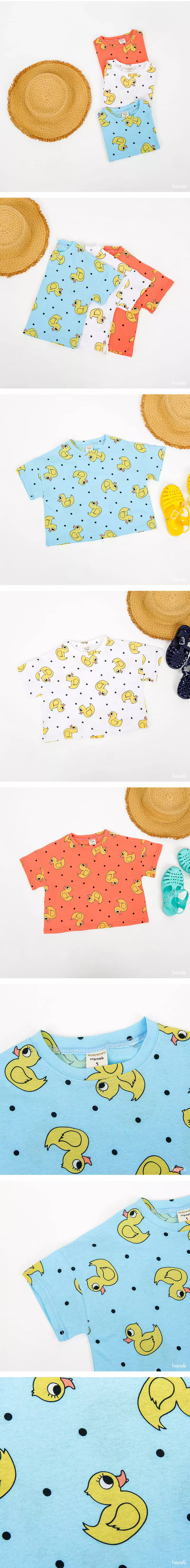 Hanab - Korean Children Fashion - #magicofchildhood - Thank Duck Tee - 3