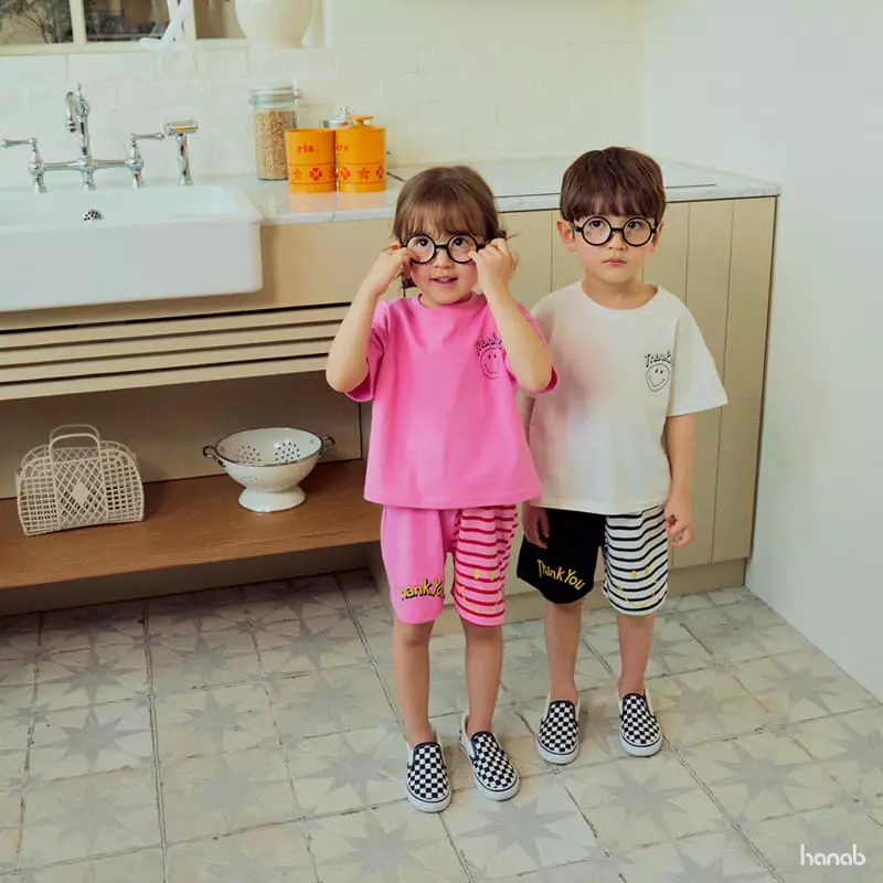 Hanab - Korean Children Fashion - #todddlerfashion - Jjack Stripes Top Bottom Set - 9