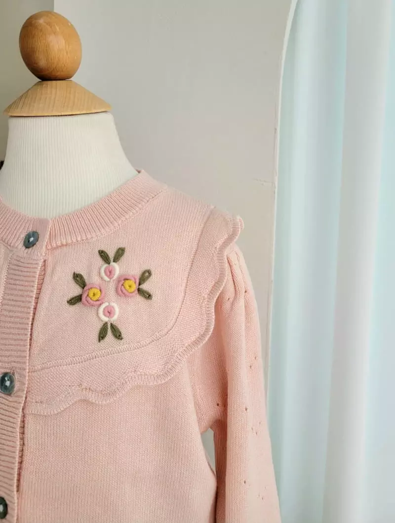 Hanacoco - Korean Children Fashion - #Kfashion4kids - Coco Flower Cardigan - 6