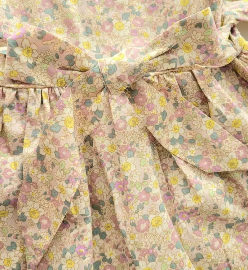 Hanacoco - Korean Children Fashion - #childrensboutique - Flower Collar One-pice - 5