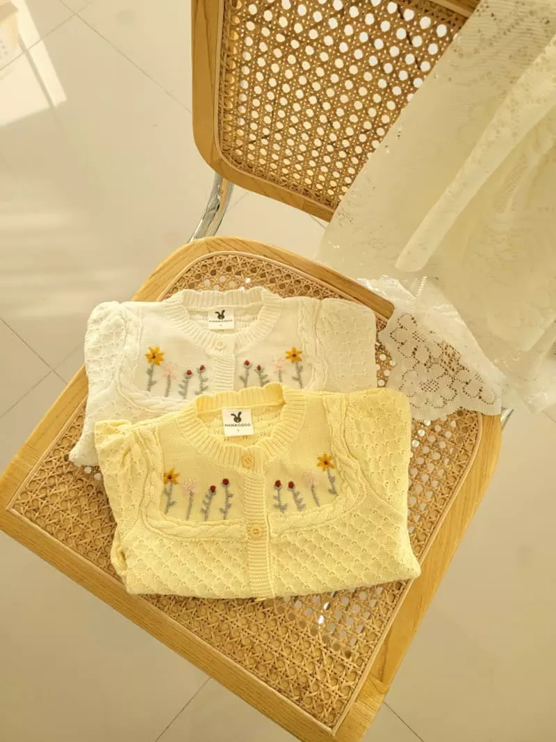 Hanacoco - Korean Children Fashion - #childrensboutique - Flower Cardigan - 2