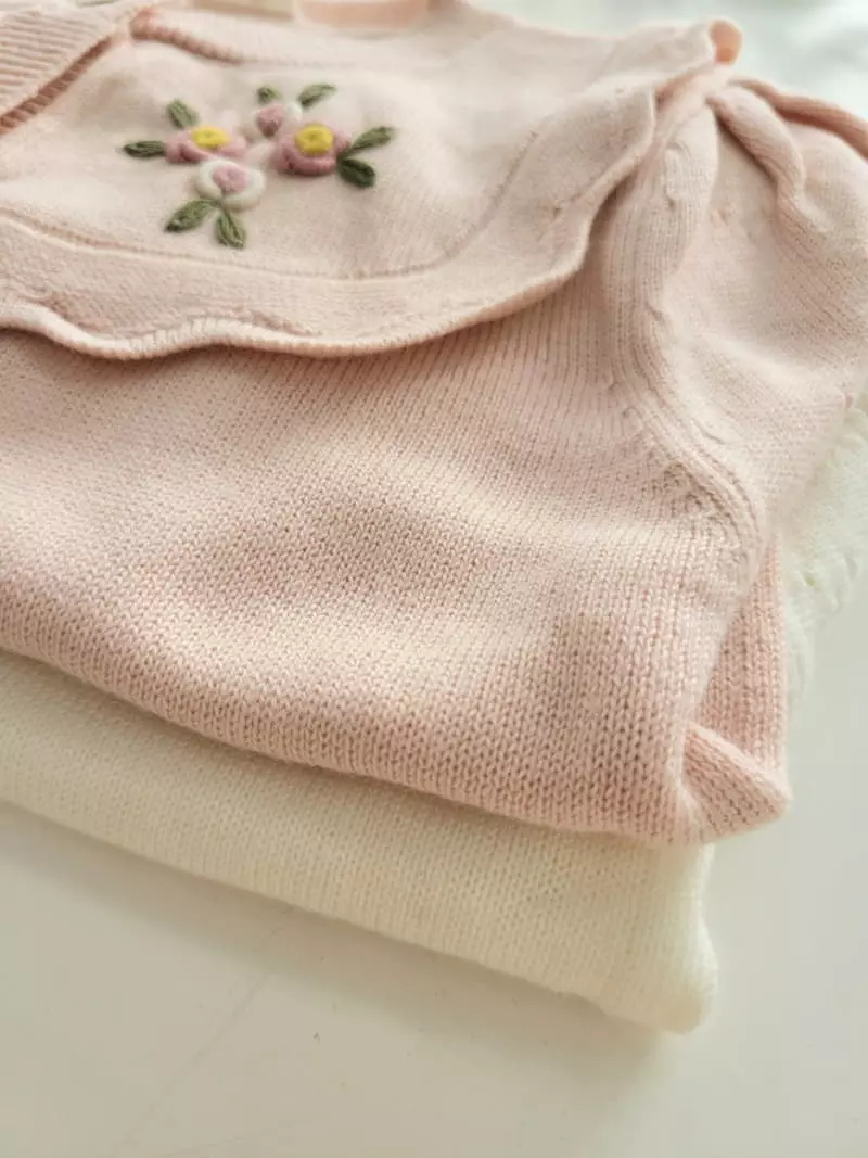 Hanacoco - Korean Children Fashion - #fashionkids - Coco Flower Cardigan - 2