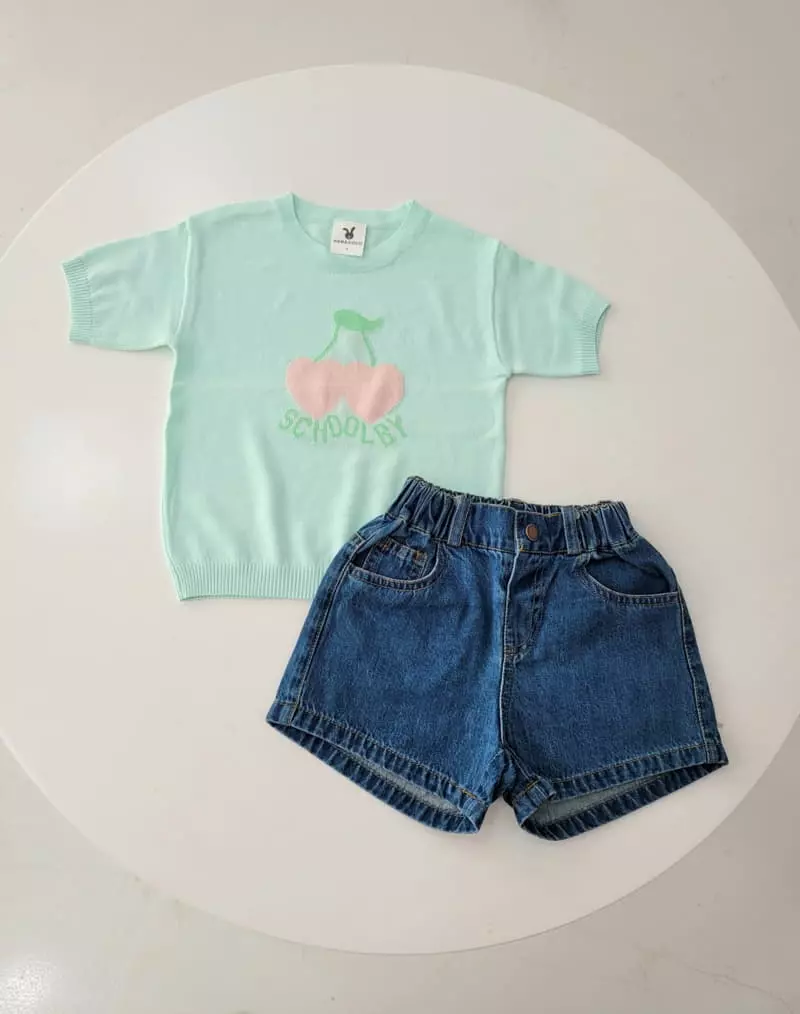Hanacoco - Korean Children Fashion - #kidsstore - Short Jeans - 5
