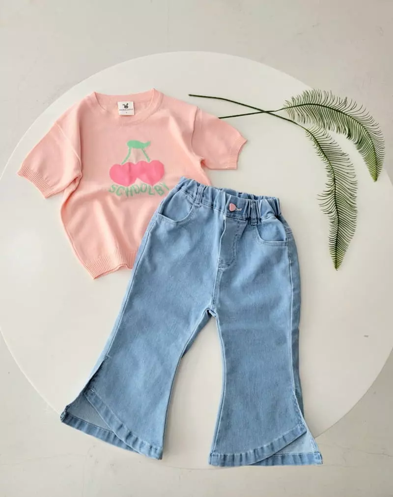 Hanacoco - Korean Children Fashion - #kidzfashiontrend - 7 Span Jeans - 7