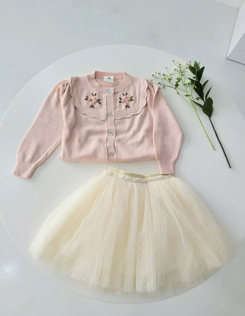 Hanacoco - Korean Children Fashion - #littlefashionista - Coco Flower Cardigan - 7