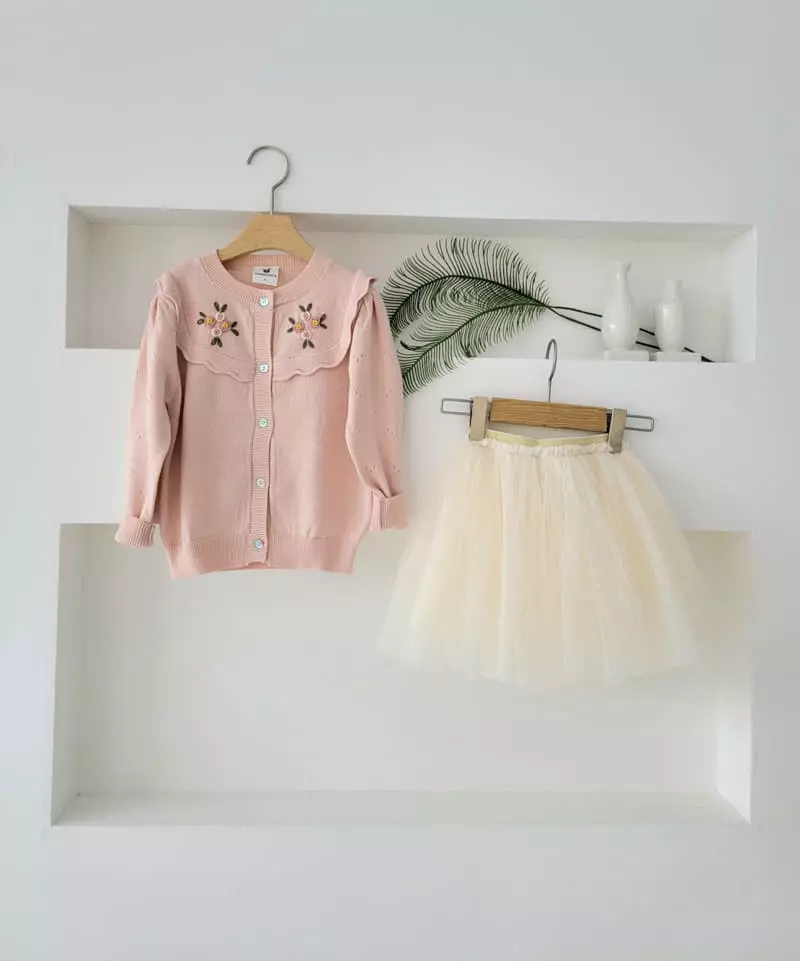 Hanacoco - Korean Children Fashion - #magicofchildhood - Coco Flower Cardigan - 8