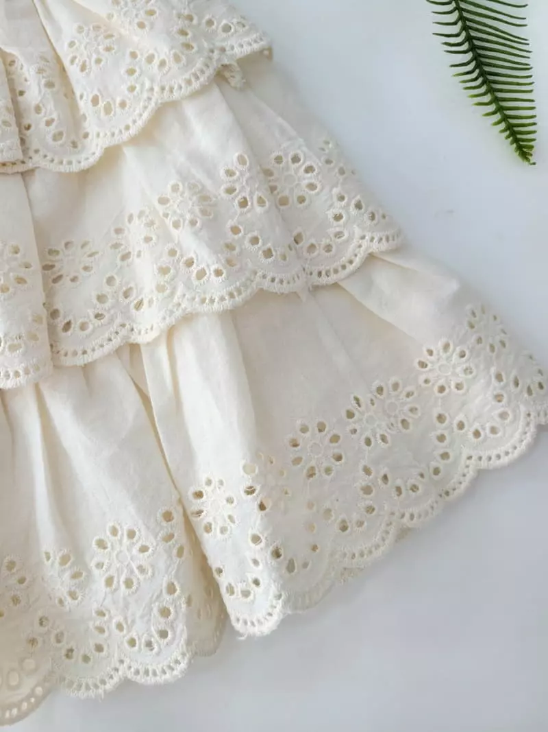 Hanacoco - Korean Children Fashion - #todddlerfashion - Lace Cancan Skirt - 3