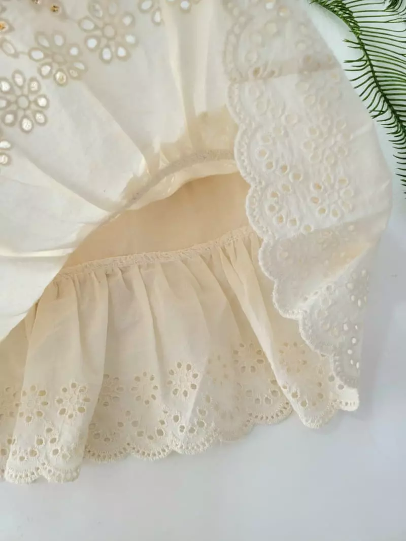 Hanacoco - Korean Children Fashion - #todddlerfashion - Lace Cancan Skirt - 4