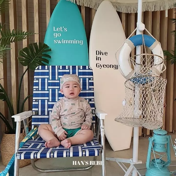Han's - Korean Baby Fashion - #babyfever - Bebe Rabbit Swimwear (Hat+Top+Pants) - 4