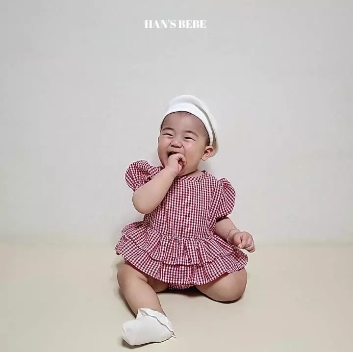Han's - Korean Baby Fashion - #babyoutfit - Bebe Cancan Frill Bodysuit - 6