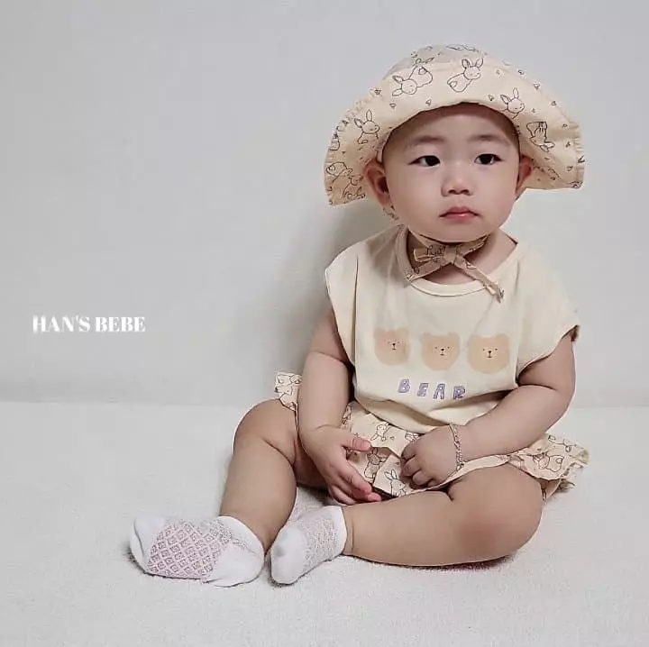 Han's - Korean Baby Fashion - #babyoutfit - Bebe Bucket Hat - 11
