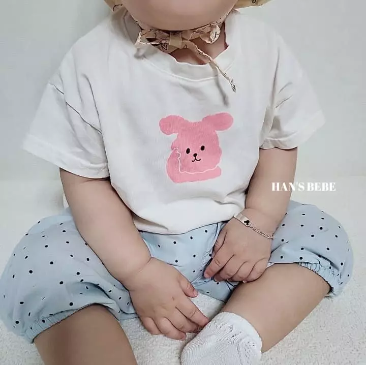 Han's - Korean Baby Fashion - #onlinebabyshop - Bebe V Rabbit Tee - 2
