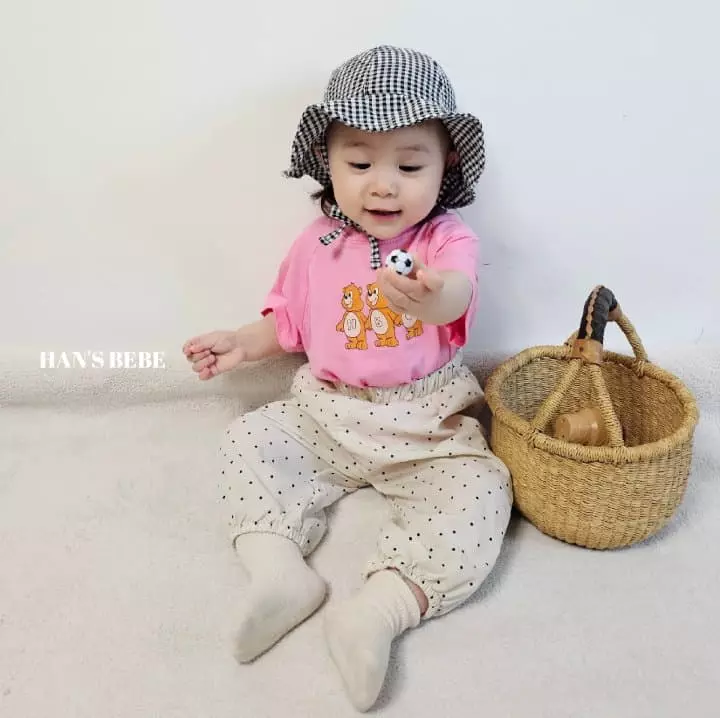 Han's - Korean Baby Fashion - #onlinebabyshop - Bebe Mini Dot Pants - 11