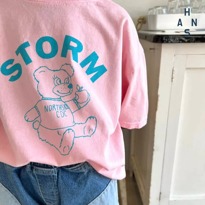 Han's - Korean Children Fashion - #childrensboutique - Apple Bear Tee