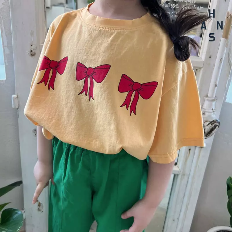 Han's - Korean Children Fashion - #designkidswear - Ribbon Tee - 3