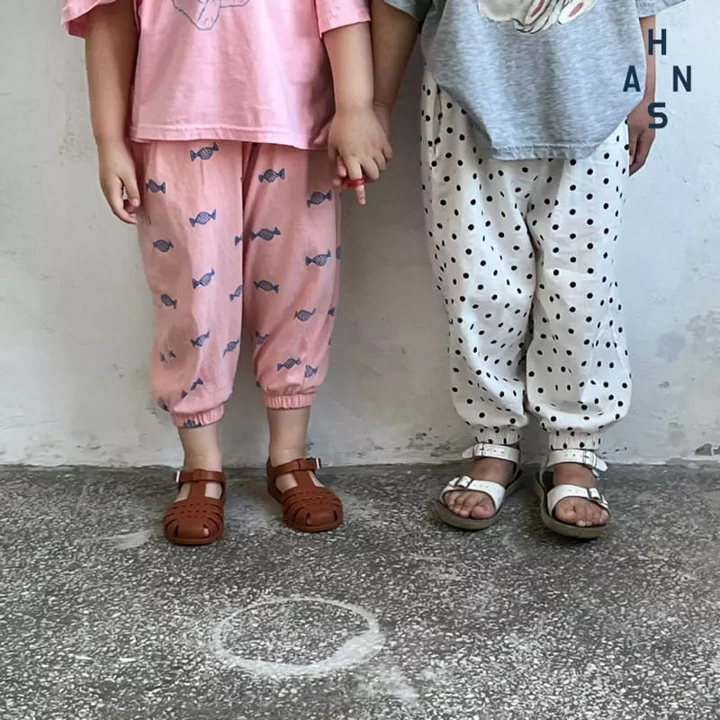 Han's - Korean Children Fashion - #kidsstore - Dot Dart Pants - 3
