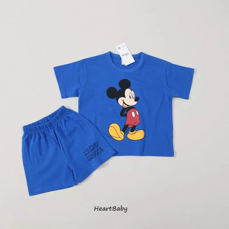 Heart Baby - Korean Children Fashion - #prettylittlegirls - M And Friends Top Bottom Set - 4