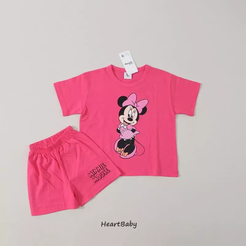 Heart Baby - Korean Children Fashion - #childofig - M And Friends Top Bottom Set - 5
