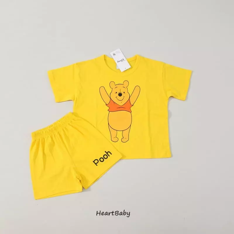 Heart Baby - Korean Children Fashion - #childofig - P And Friends Top Bottom Set - 4