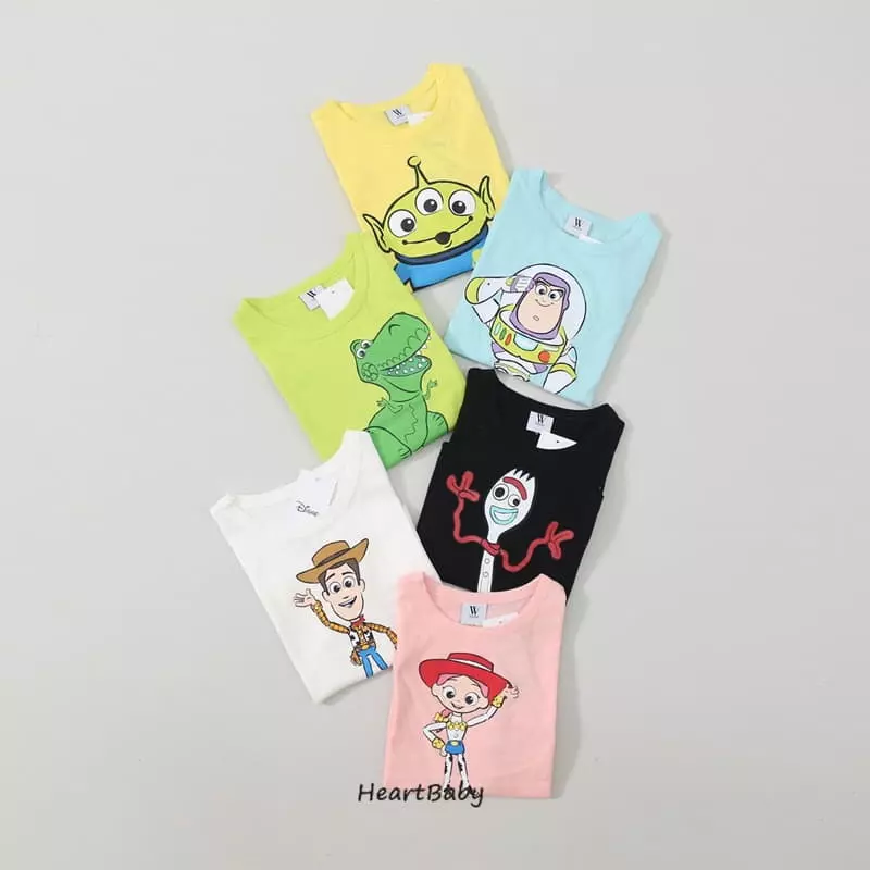 Heart Baby - Korean Children Fashion - #childofig - Toy Short Tee - 2