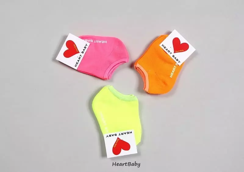 Heart Baby - Korean Children Fashion - #childrensboutique - Neon Socks - 3