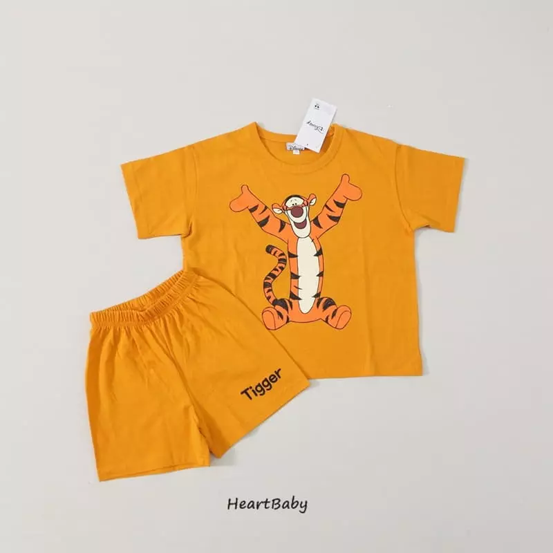 Heart Baby - Korean Children Fashion - #childrensboutique - P And Friends Top Bottom Set - 5
