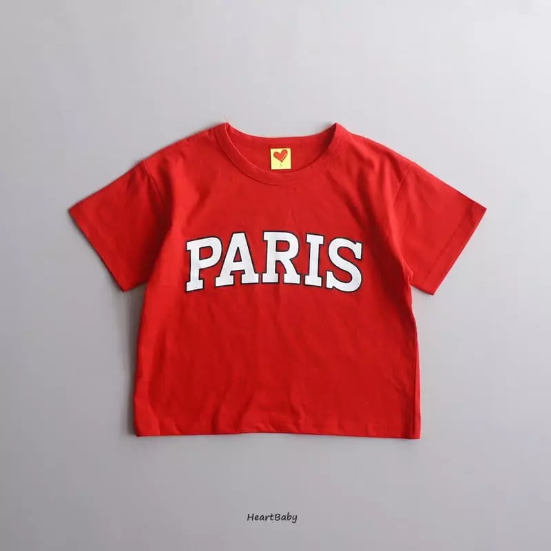 Heart Baby - Korean Children Fashion - #designkidswear - Paris Top Bottom Set - 9
