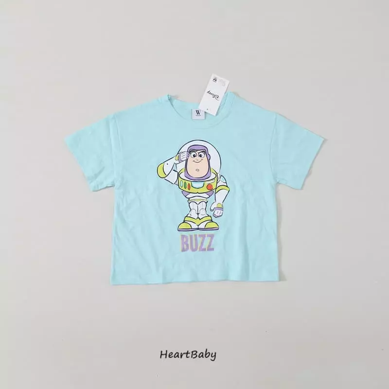 Heart Baby - Korean Children Fashion - #childrensboutique - Toy Short Tee - 4