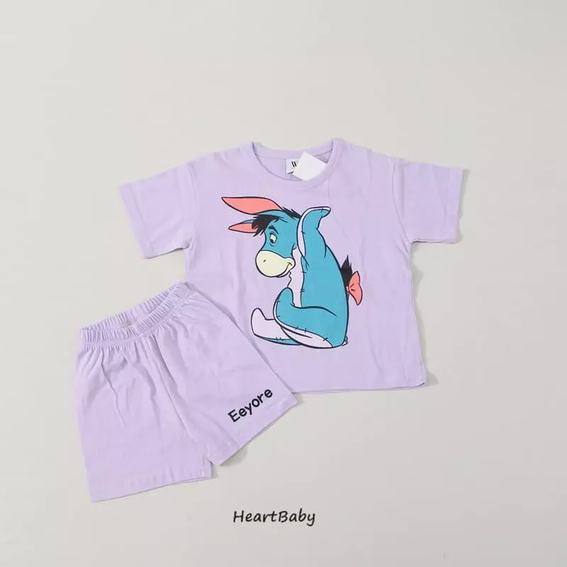 Heart Baby - Korean Children Fashion - #discoveringself - P And Friends Top Bottom Set - 7