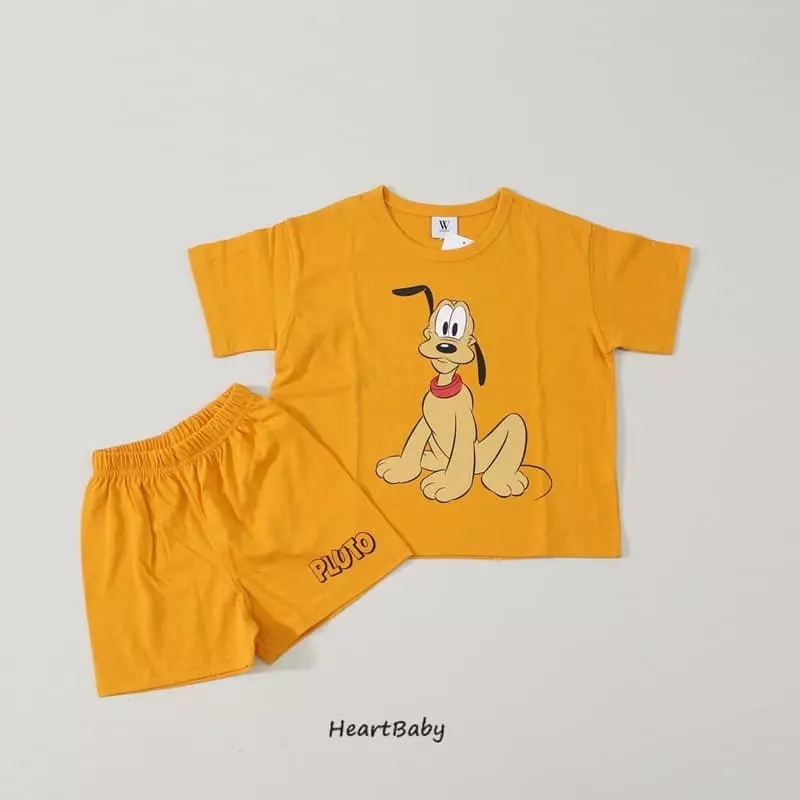 Heart Baby - Korean Children Fashion - #fashionkids - M And Friends Top Bottom Set - 9