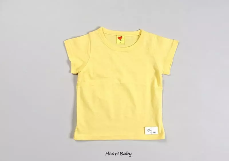 Heart Baby - Korean Children Fashion - #kidsshorts - Heart Tee - 5