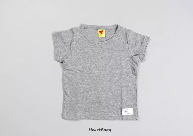 Heart Baby - Korean Children Fashion - #kidsstore - Heart Tee - 6
