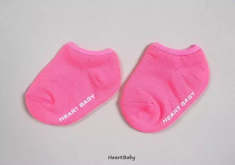Heart Baby - Korean Children Fashion - #littlefashionista - Neon Socks - 11