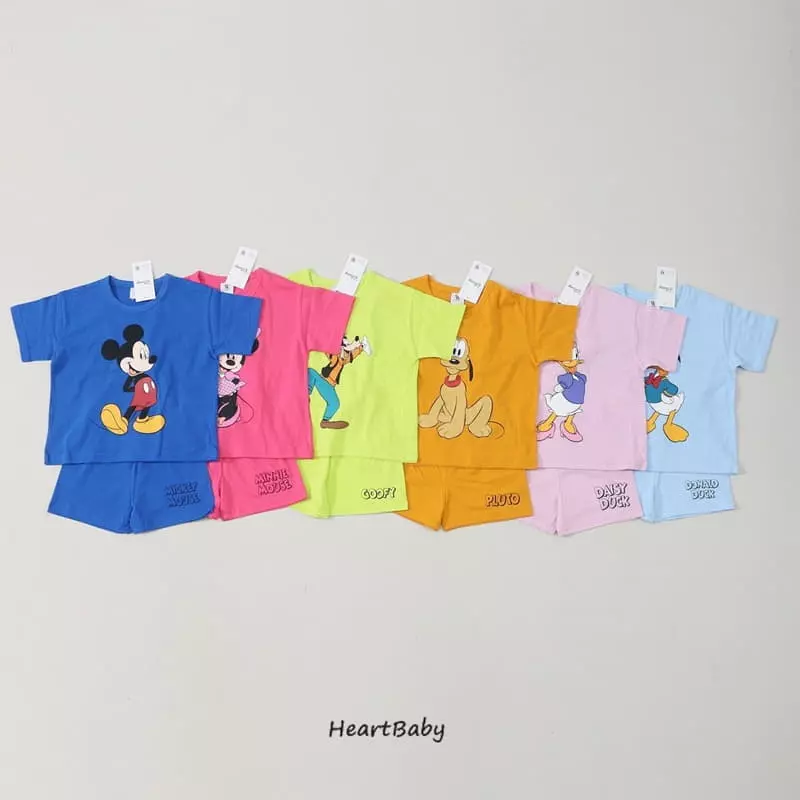 Heart Baby - Korean Children Fashion - #magicofchildhood - M And Friends Top Bottom Set