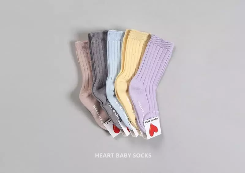 Heart Baby - Korean Children Fashion - #minifashionista - Pastel Socks - 10