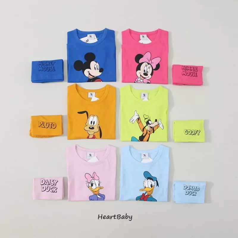 Heart Baby - Korean Children Fashion - #prettylittlegirls - M And Friends Top Bottom Set - 3
